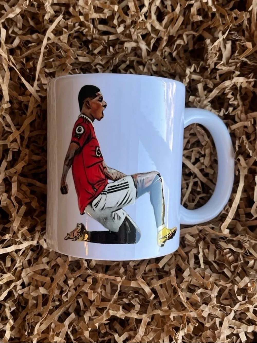 Manchester United Marcus Rashford Soccer Football English Cup Coffee Mug